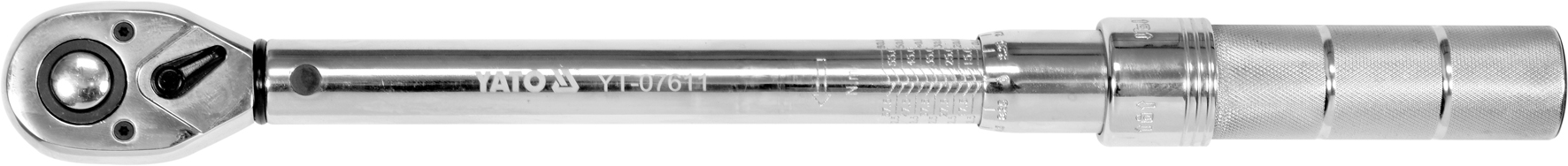 Ключ динамометрический 1/2" 378-400mm (10-60Nm)  YATO YT-07611