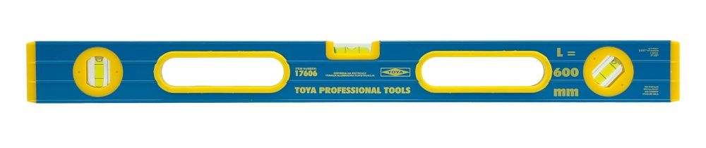 Уровень алюминиевый с ручками 3 глазка 1500mm (бытовой) VOREL 17615