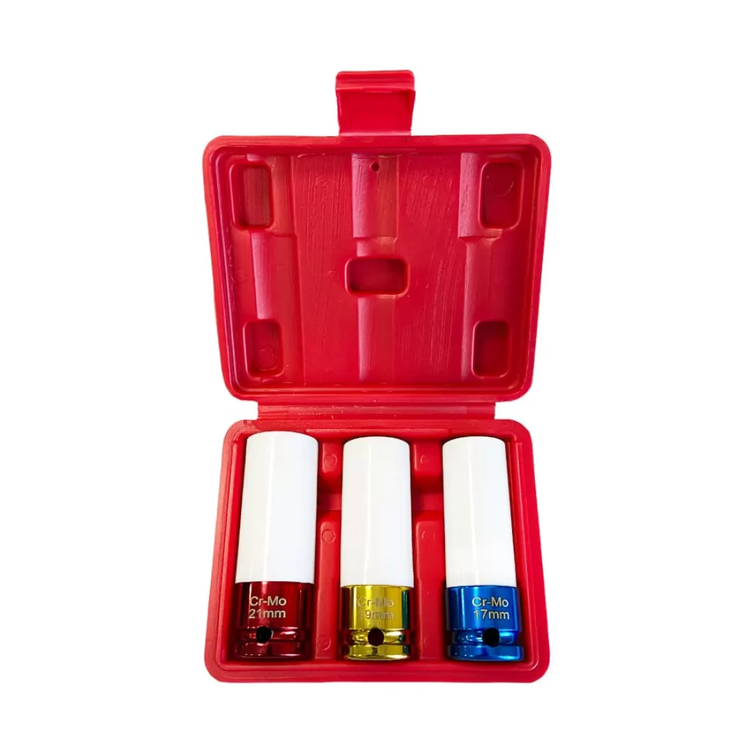 Набор тонкостенных насадок для откручивания колесных гаек и болтов 1/2" (17, 19, 21 мм) ХорексАвто HZ 24.1.074SK