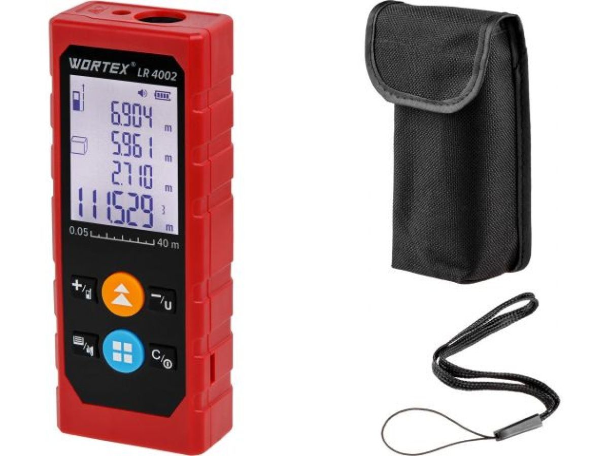 Дальномер лазерный  LR 4002 в кор. (0.05 - 40, + 2 mm) WORTEX 1329388