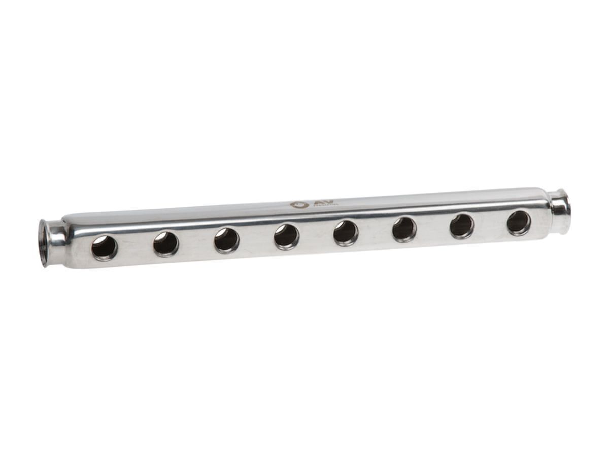 Коллектор 1/2"х8 вых. двухсторонний AV Engineering AVE155023