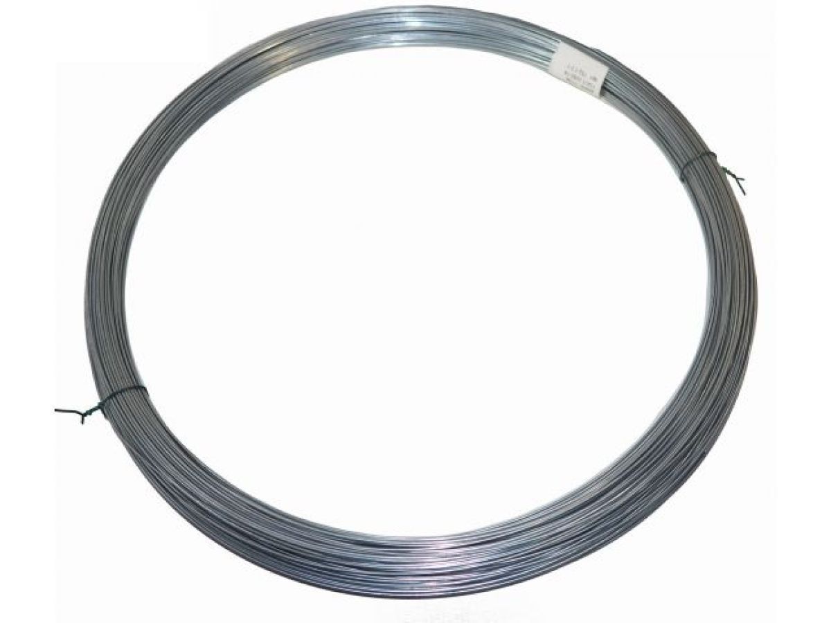 Проволока вязальная оцинкованная ф1.0mm (бухта 50 м) (ГОСТ 3282-74) ПРОСТ 1435582169286
