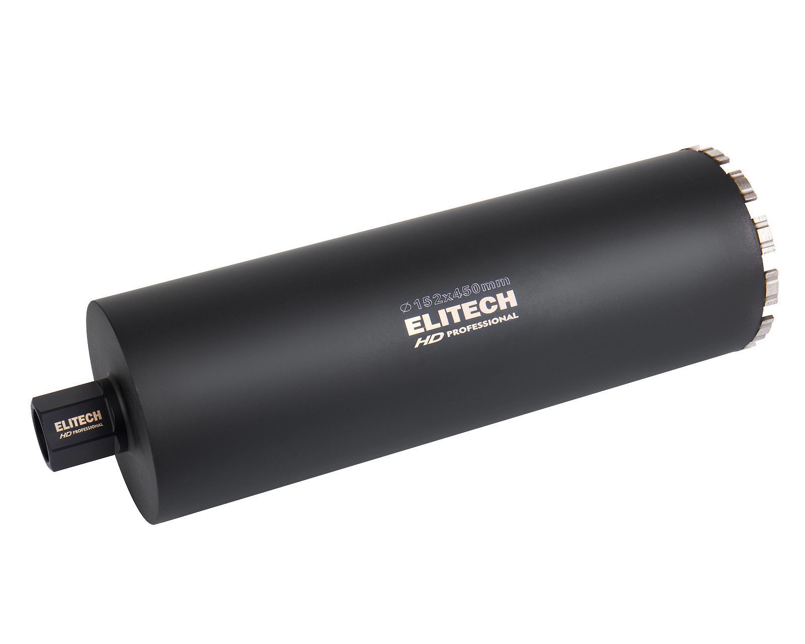 Алмазная коронка D152 мм 1 1/4" по армированному бетону ELITECH HD 206485