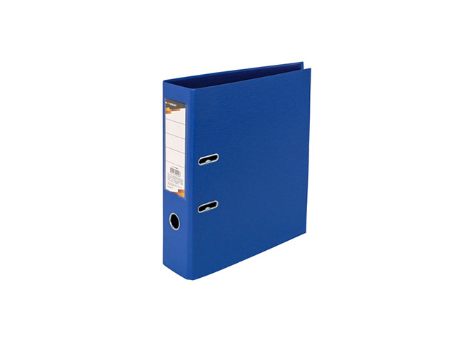 Папка-регистратор 75 мм односторонний PVC, синий,  INФОРМАТ VP9080B