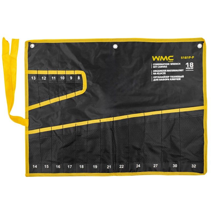 Органайзер тканевый для набора ключей 18пр (640х480мм)  WMC TOOLS WMC-5181P-P