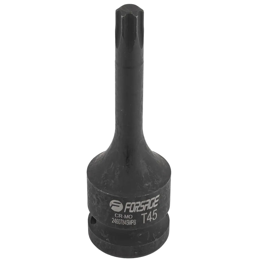 Головка-бита TORX ударная T45,1/2" Forsage F-24607845MPB