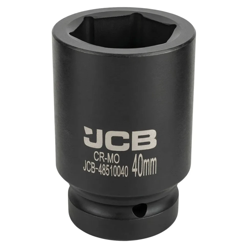 Головка ударная глубокая 40мм (6гр.), 1"  JCB JCB-48510040