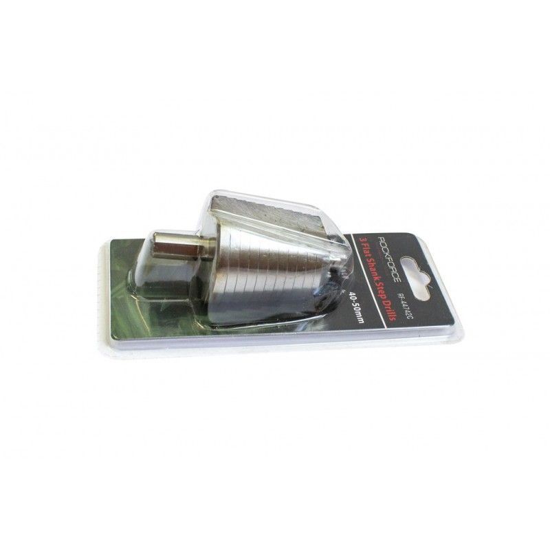 Сверло ступенчатоеHSS4241(40-50 мм) в блистере  Rock FORCE RF-44742C