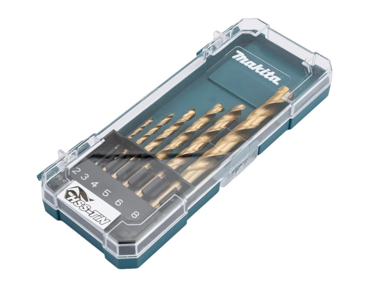 Набор сверл по металлу HSS-TiN Economy 6 шт, 2-8 мм MAKITA D-72833