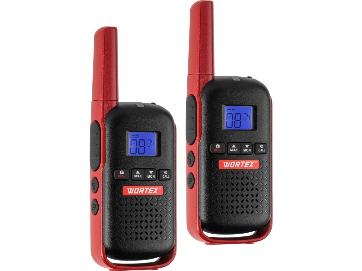 Портативная радиостанция WT 0805 в кор. (комплект 2 шт.) SOLO, PMR (446 МГц), 0,5 Вт (PMR (446 МГц), 0,5 Вт, 12,5 кГц, до 27 часов, 140 г) WORTEX 1323985