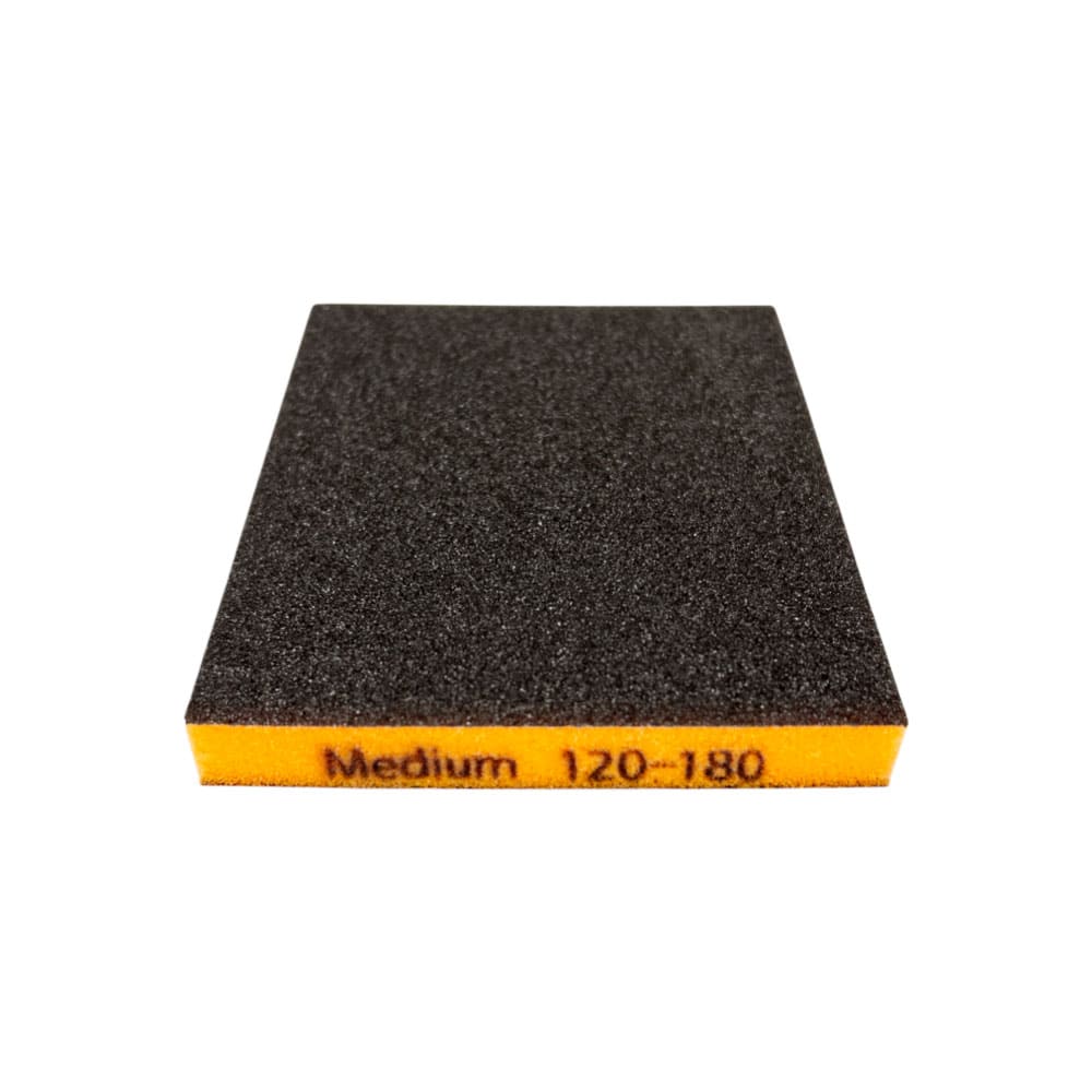 Губка двухсторонняя 120х98х13 мм Medium (P120-180) Гамматест SS-M