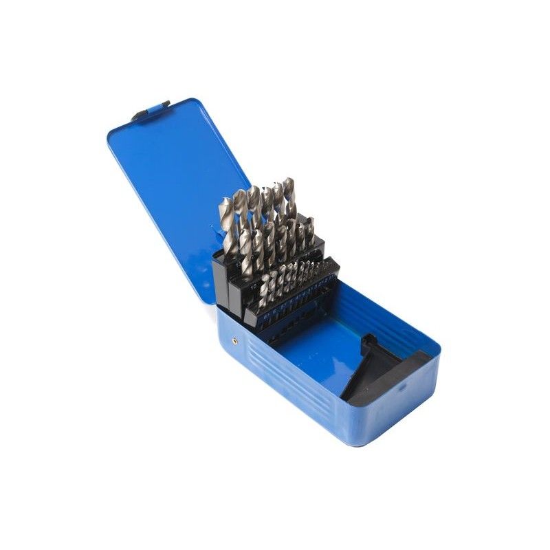 Набор сверл по металлу HSS, 25пр., 1-13мм, шаг 0.5мм Forsage F-924U25