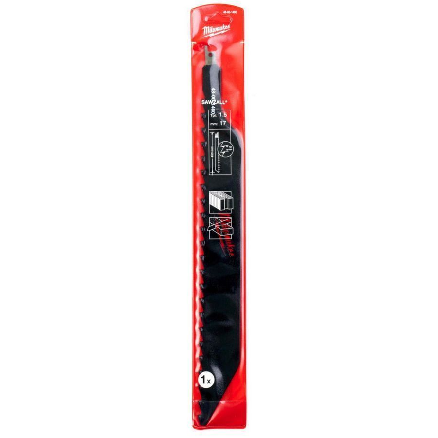 Полотно к сабельной пиле SAWZALL TCT (1 шт / 450 мм / Carbide / кирпич) MILWAUKEE 48001460