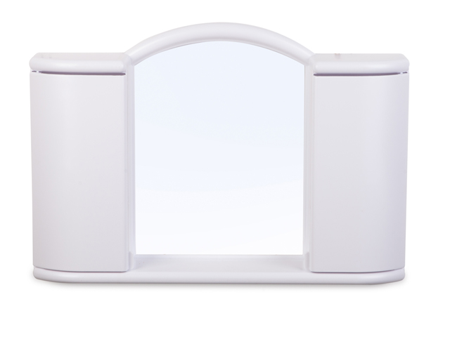 Шкафчик зеркальный Argo, снежно-белый (596х410х108 mm)  BEROSSI АС11901000