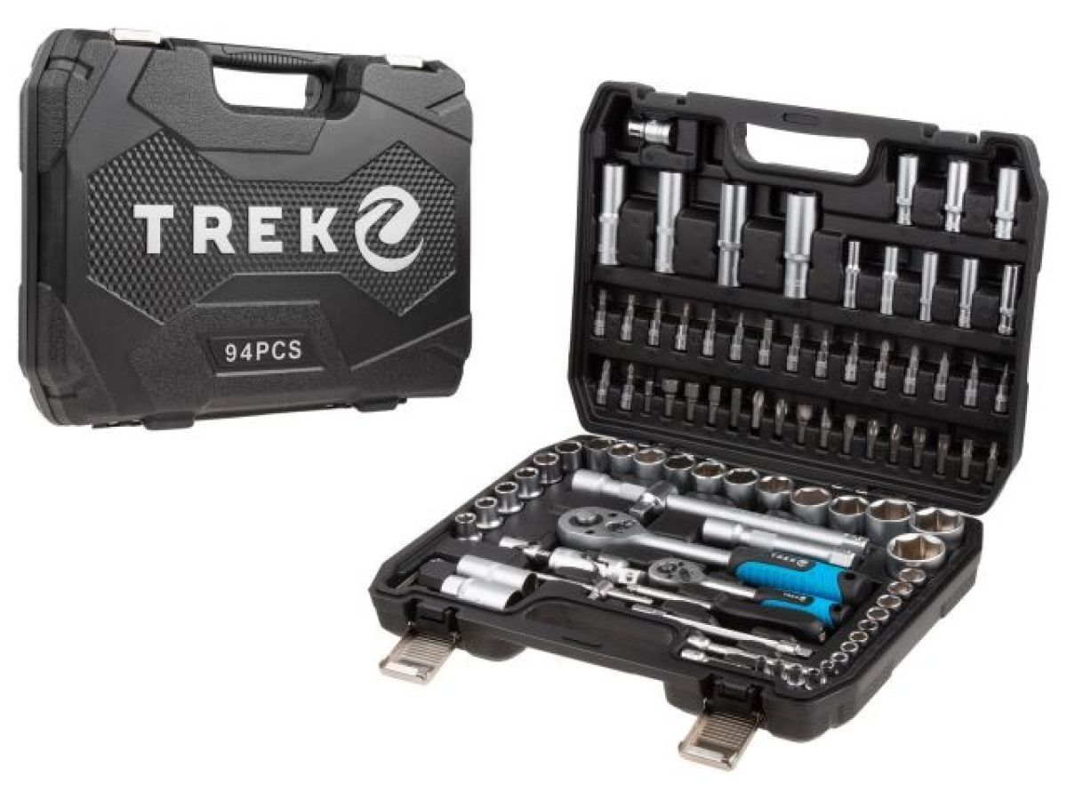 Набор головок и бит 94 пр. (1/4", 1/2", 6 граней) TREK TR13094