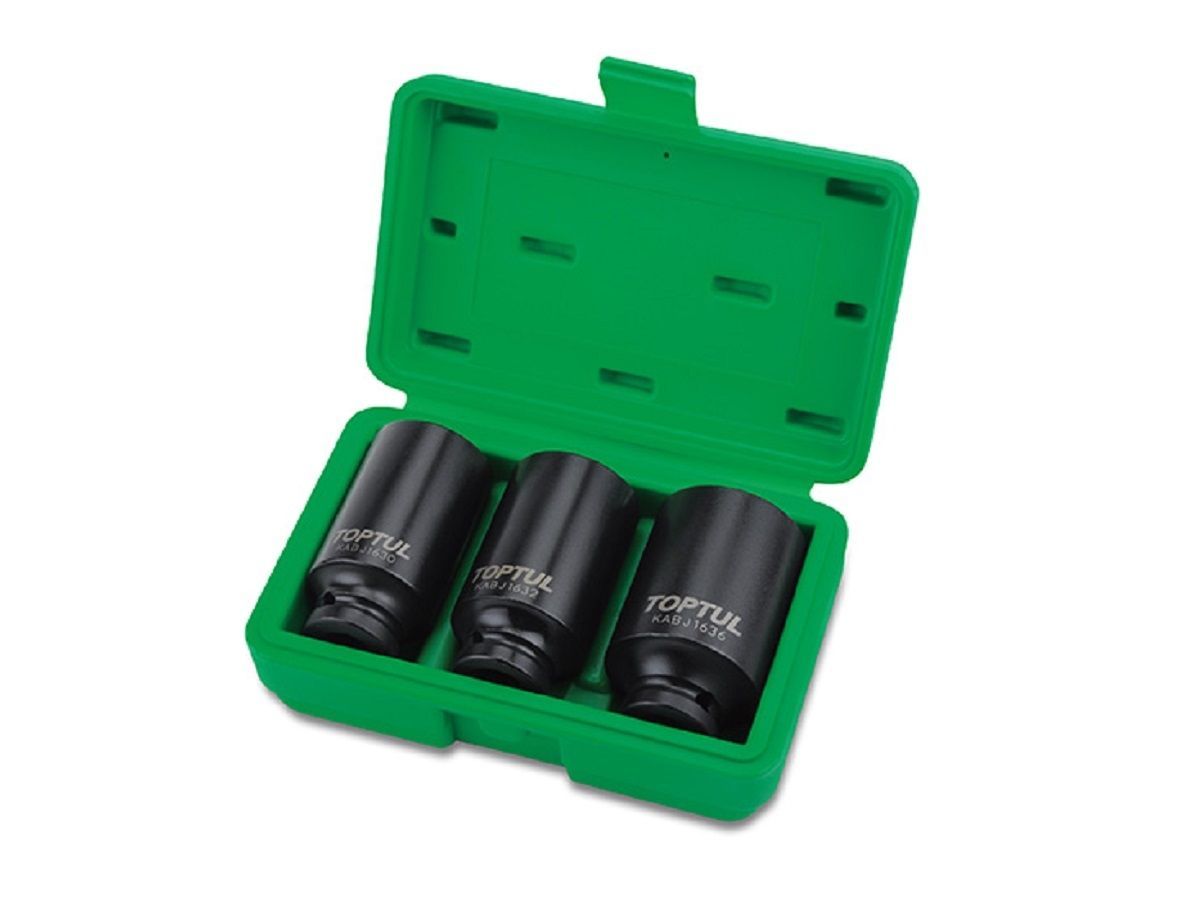 Набор головок ударных 1/2", 12гр, 3пр (30-36мм) Toptul GDAI0303