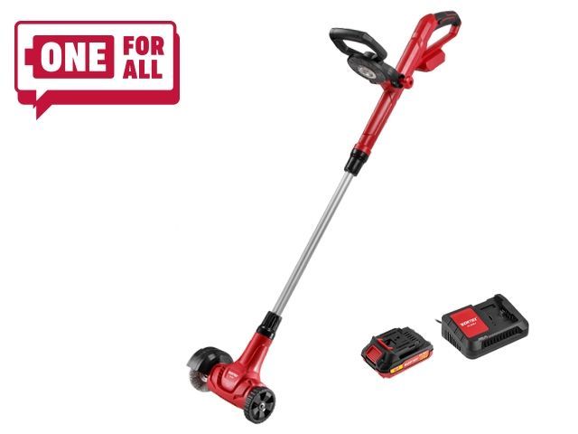 Аккум. щеточная машина BM 1814 ALL1 МЕГА АКЦИЯ,18В, 1АКБ  2,0 А/ч, 14000 об/мин, 2 щётки в комплекте,  и з/у, WORTEX 1334642