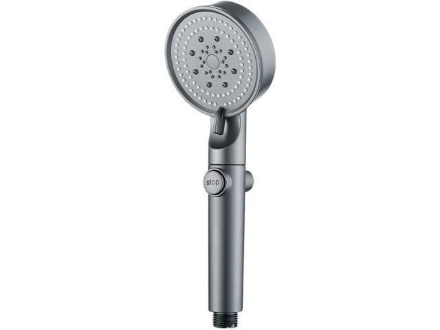 Душевая лейка с кнопкой подачи воды, 5-функц.  ECONOCE EC0724