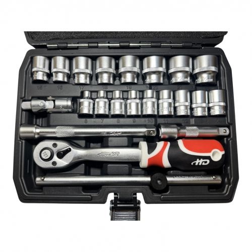 Набор инструментов 3/8" (22пр.) CrV H-D HD-38561