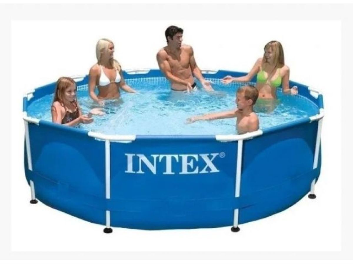 Каркасный бассейн Metal Frame, круглый, 366х76 см (от 6 лет) INTEX 28210NP