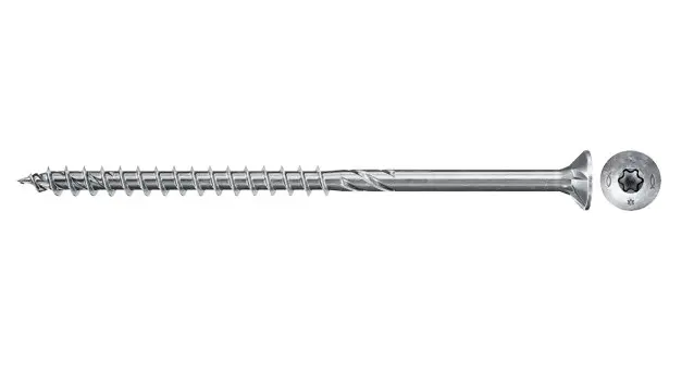 Саморез по дереву FPF CTP 6,0x200 белый цинк (упак. 100шт)  Fischer 670466K