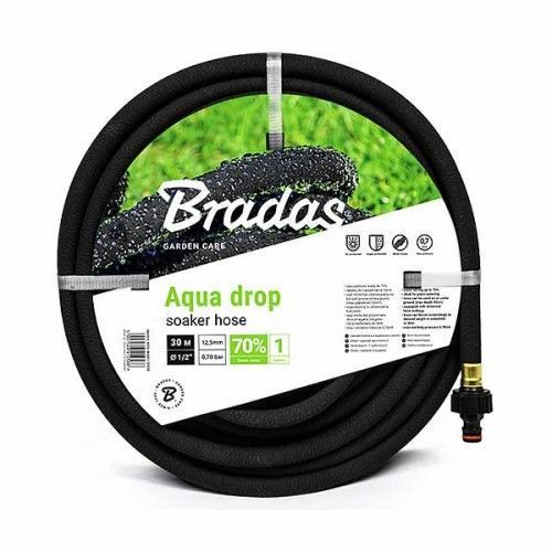 Шланг сочащийся с фитингами AQUA-DROP 1/2" 30м BRADAS WAD1/2030