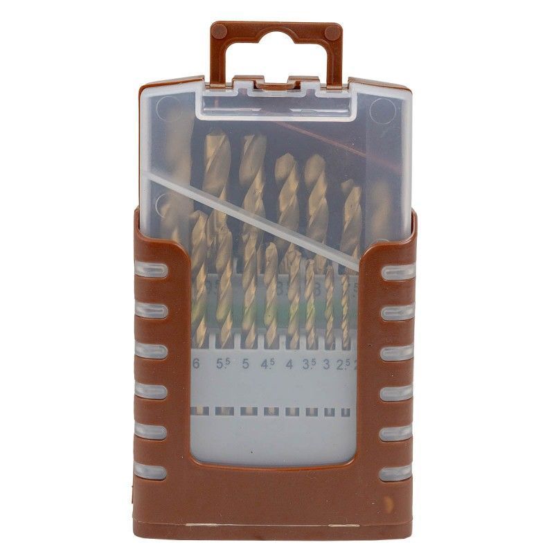 Сверла по металлу, набор 19пр. (1-10мм) FORSTIME FT-924U19