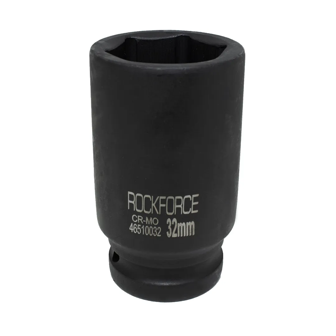 Головка ударная глубокая 3/4", 32мм 6гр.  Rock FORCE RF-46510032