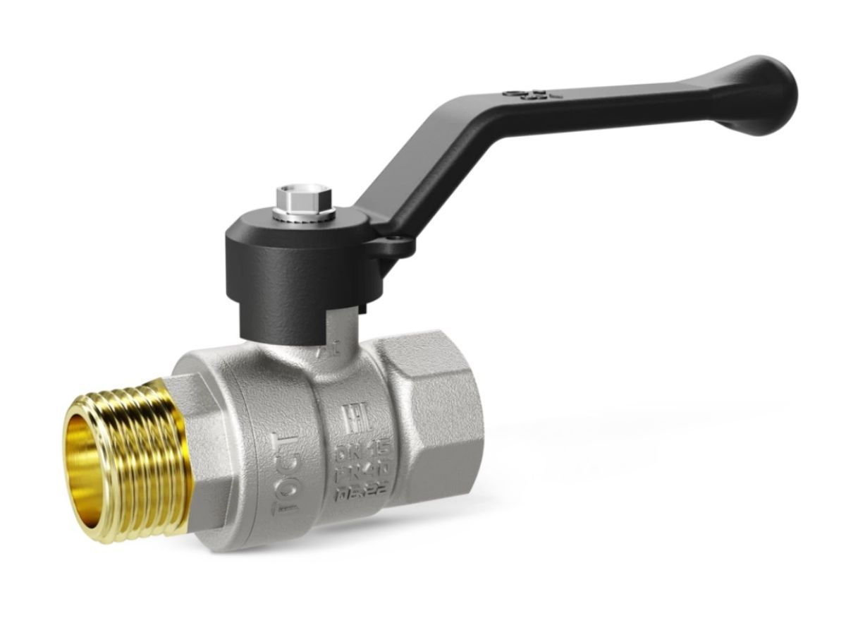 Кран шаровый 1 1/2" вн.-нар. ручка PN40 LD LD.47.122.1.40.M02
