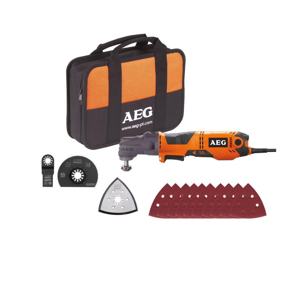 Многофункциональный инструмент 300Вт, 20000об./мин, AEG OMNI 300 KIT1...AEG Powertools 4935431790