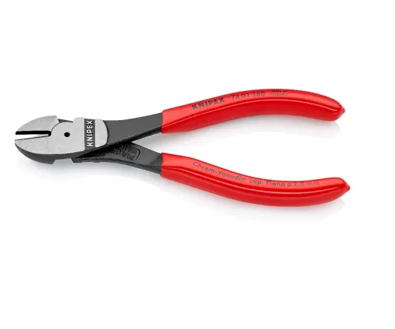 Бокорезы особой мощности, L-160 мм, чёрные, обливные рукоятки   ...KNIPEX 7401160