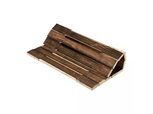 Коврик деревянный, обожжённая липа рейка  БАННЫЕ ШТУЧКИ 33575