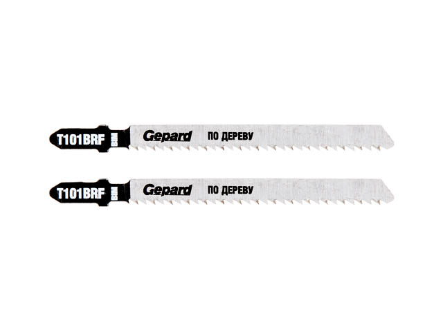Пилка лобзиковая по дереву T101BRF (2 шт.)  (по ламинату)  GEPARD GP0625-20