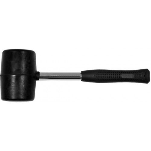 Молоток резиновый с металлической ручкой 1100гр. (d76mm)  VOREL 33908