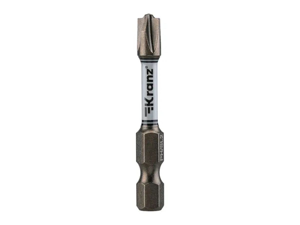 Бита для шуруповерта PH/SL2х50 мм (2 шт/уп) KRANZ KR-92-0415-3