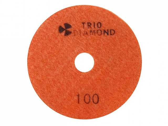 Алмазный гибкий шлифкруг "Черепашка" 100 № 100 (мокрая шл.)  ...TRIO-DIAMOND 340100