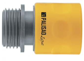 Соединитель пластмассовый быстросъемный, внеш. резьба 3/4", однокомпонентный, LUXE PALISAD 66263