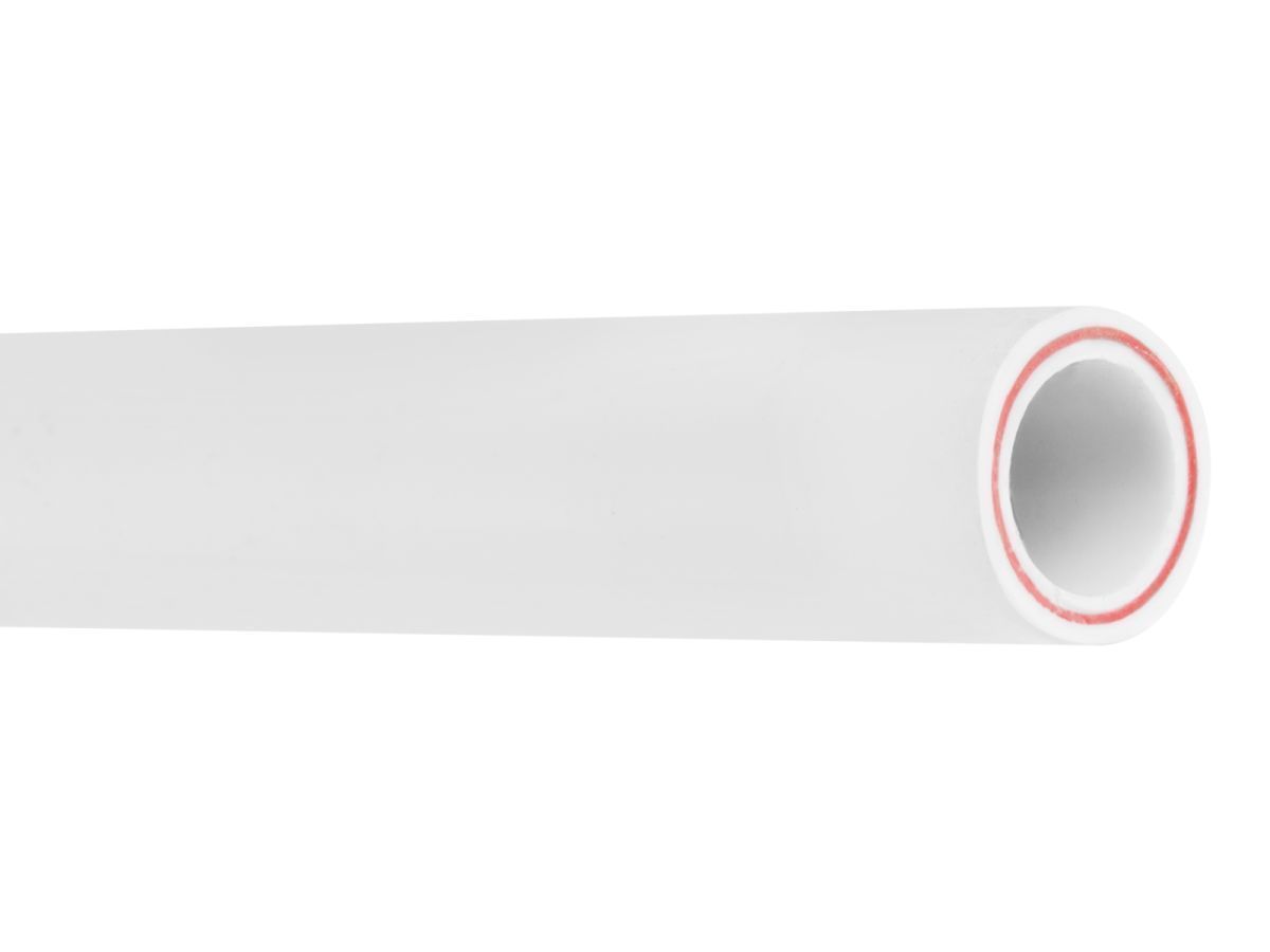 Труба ПП стекловолокно 20х2,8 PN20 SDR7,4 бел. 2м AV Engineering AV22120P82802