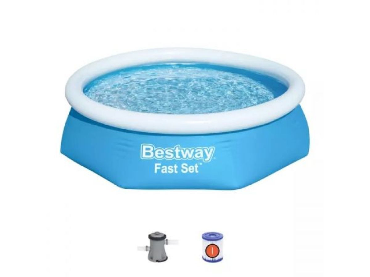 Надувной бассейн Fast Set, 244 х 61 см, комплект BESTWAY 57450