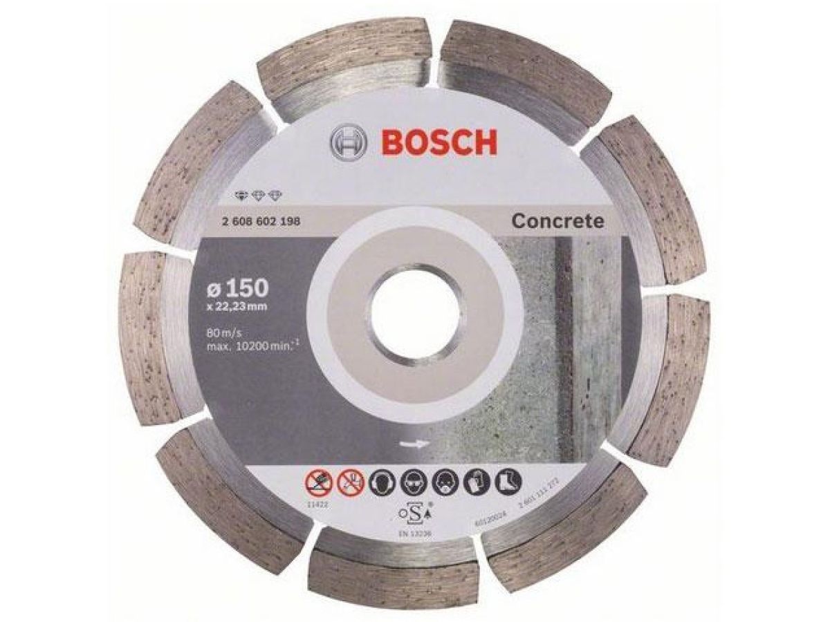 Алмазный круг 150х22 mm по бетону сегментированный STANDARD FOR CONCRETE BOSCH 2608602198