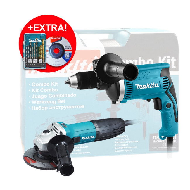 Набор инструментов (HP1631/GA5030R) + набор D-08660  MAKITA DK0050X1