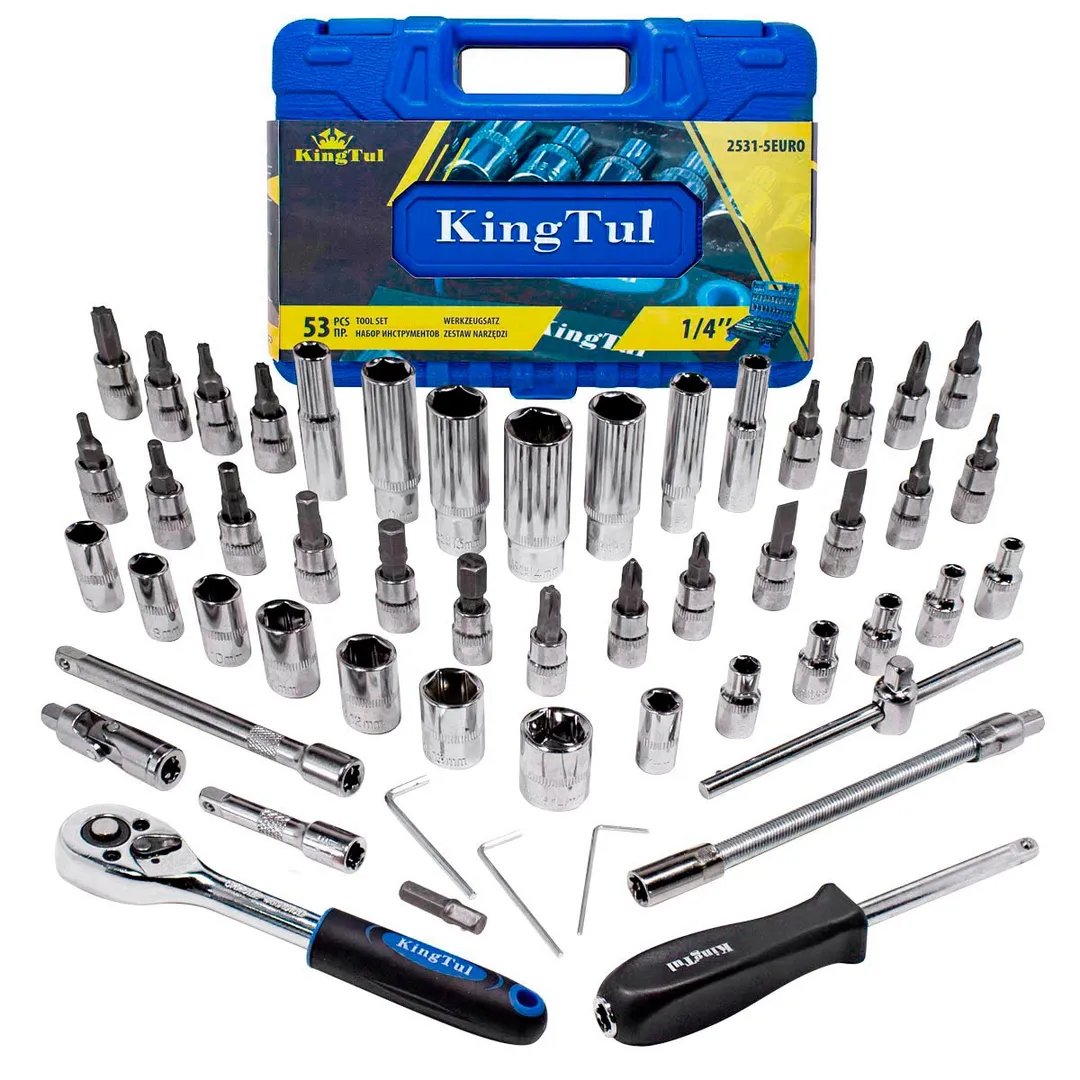 Набор инструментов 53пр  KINGTUL KT-2531-5 EURO