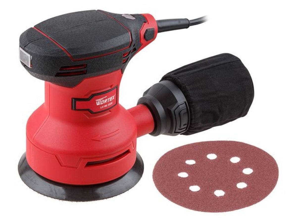 Эксцентриковая шлифмашина  LX RS 1225 в кор. (240 Вт, 125 mm, 12000 об/мин) WORTEX 325159