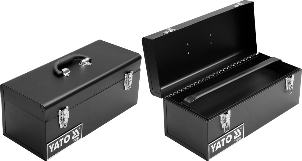 Ящик инструментальный алюминиевый 428х180х180mm  YATO YT-0883
