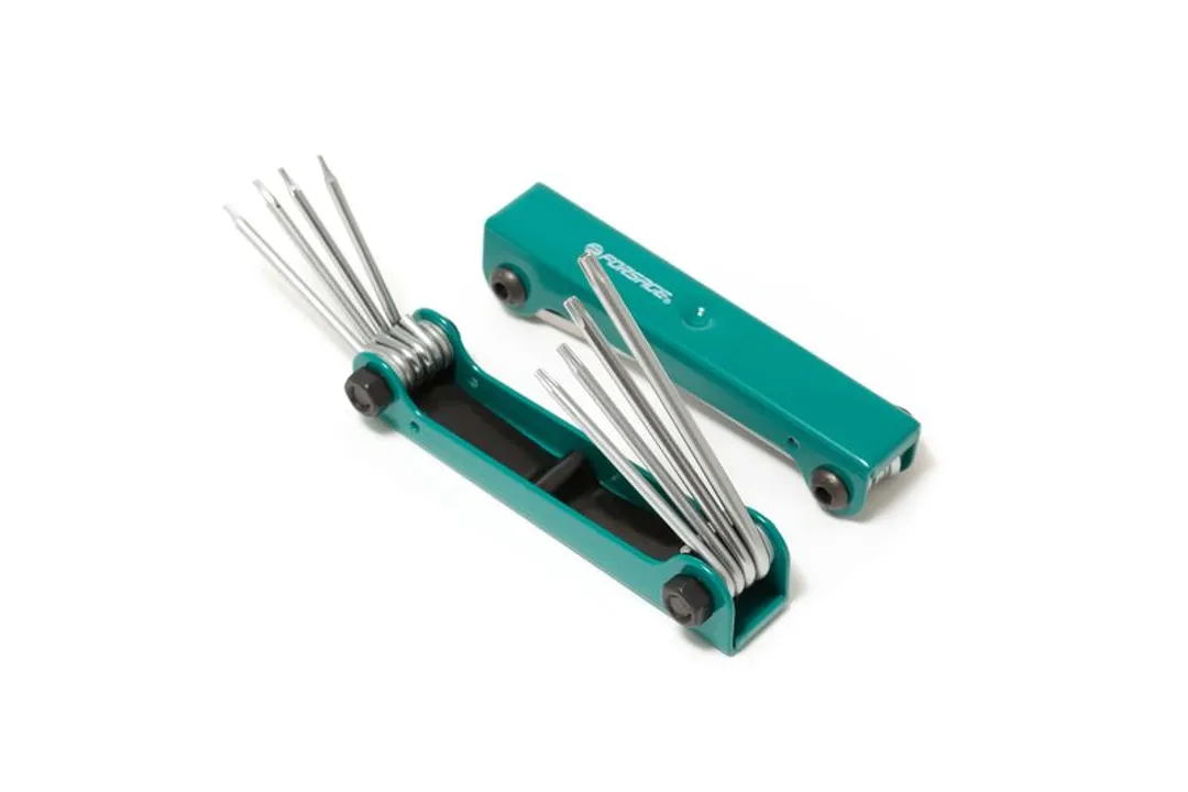 Набор ключей TORX складной T5H-T20H 8пр. c отверстием Forsage F-5087TF