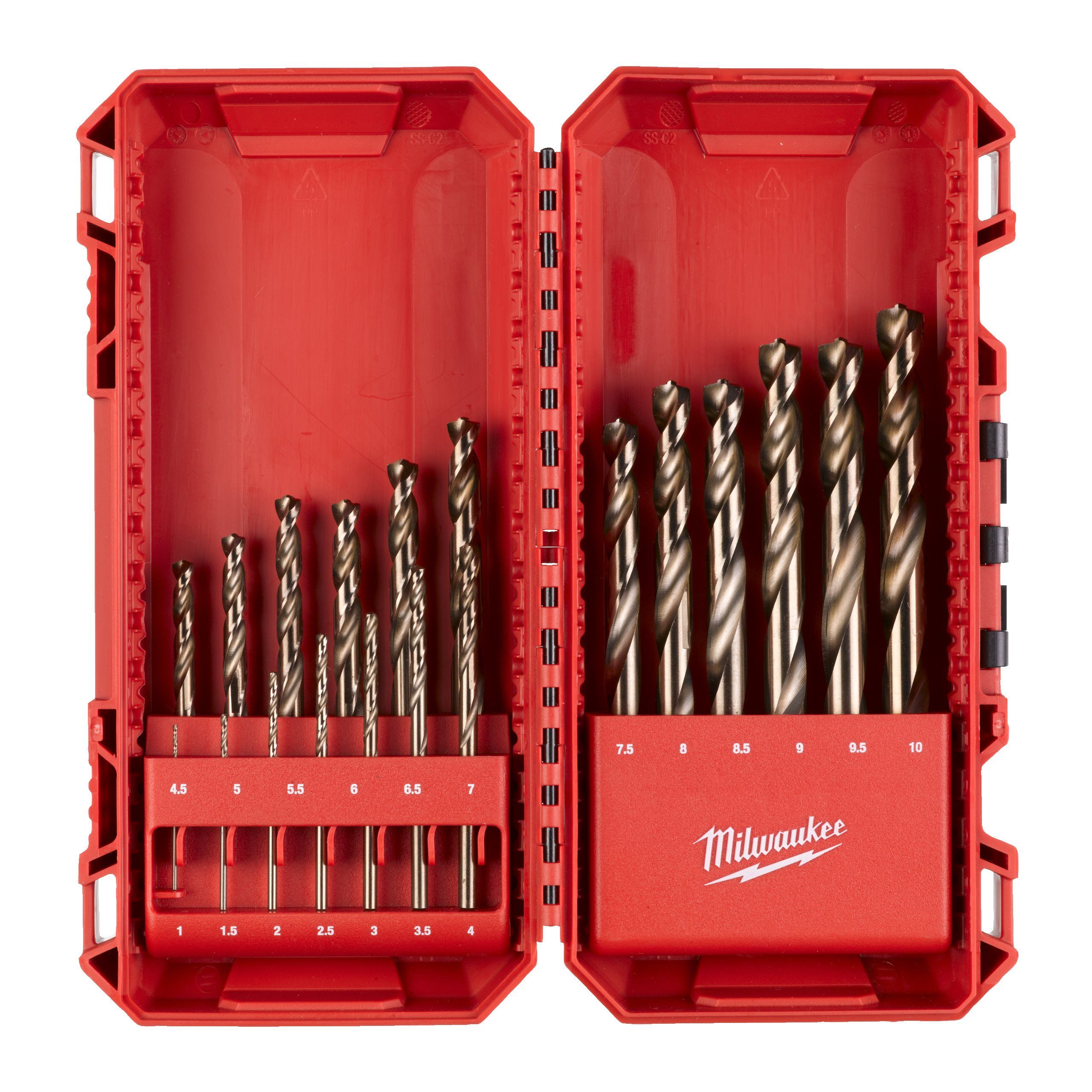 Набор сверл по металлу HSS-Co 1-10 мм GEN III (19 шт) Milwaukee 4932493867