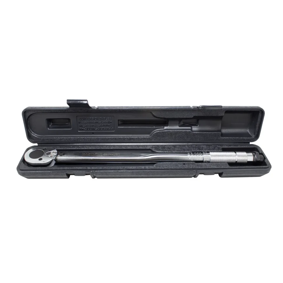 Ключ динамометрический щелчкового типа 28-210Нм 1/2'', в пластиковом футляре (Трещотка, не откалиброван) Rock FORCE RF-6474470T