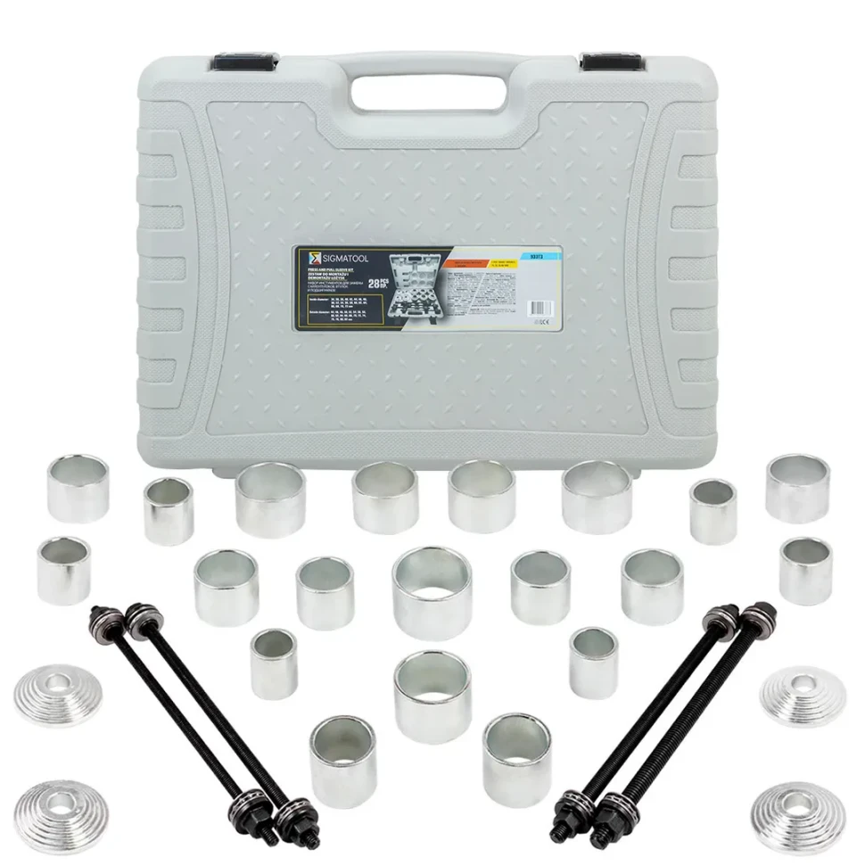 Набор инструментов для замены сайлентблоков, втулок и подшипников 28пр. SIGMATOOL Sigmatool-933T3