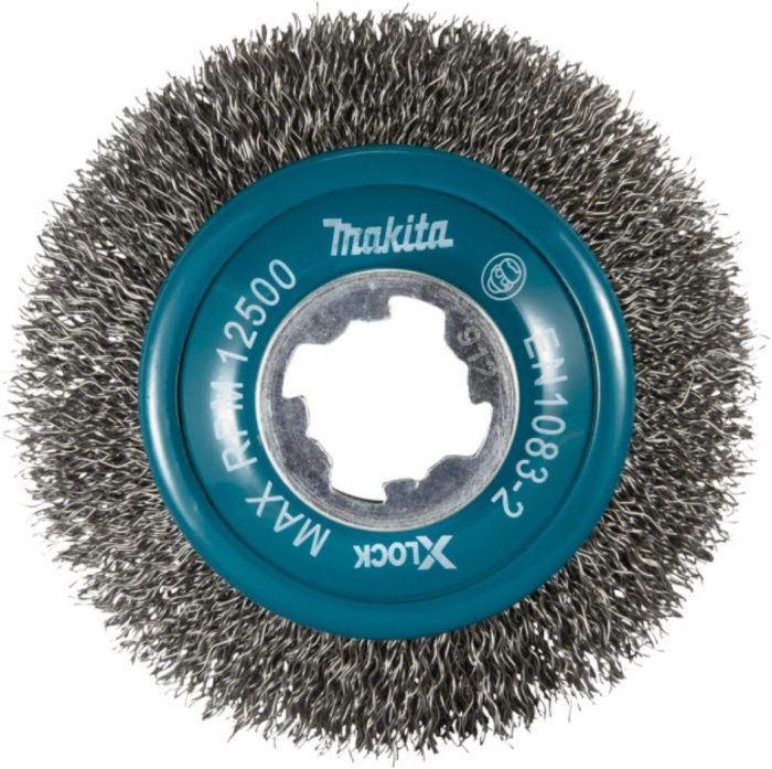 Щетка проволочная конусная (d100 мм / пров 0,3 мм / X-lock) по металлу  ...MAKITA D-73449