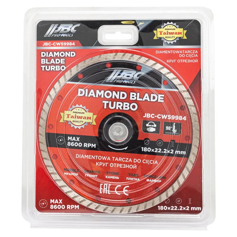 Круг отрезной 180*22,2*2мм  JBC JBC-CW59984